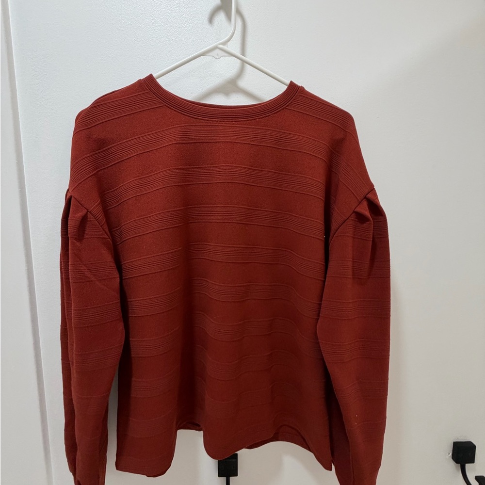 Apt. 9 Brick Red Knit Top